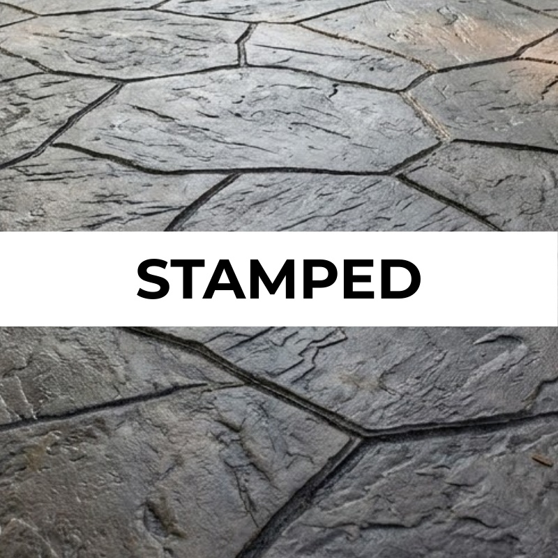 Bee Green Outdoor Living Hardscape Materials Stones Stamped Concrete
