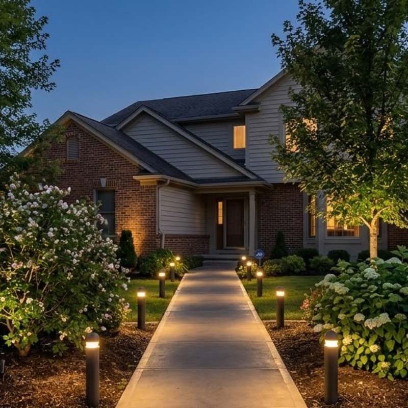 Bee Green Outdoor Living Landscape Lighting for Security