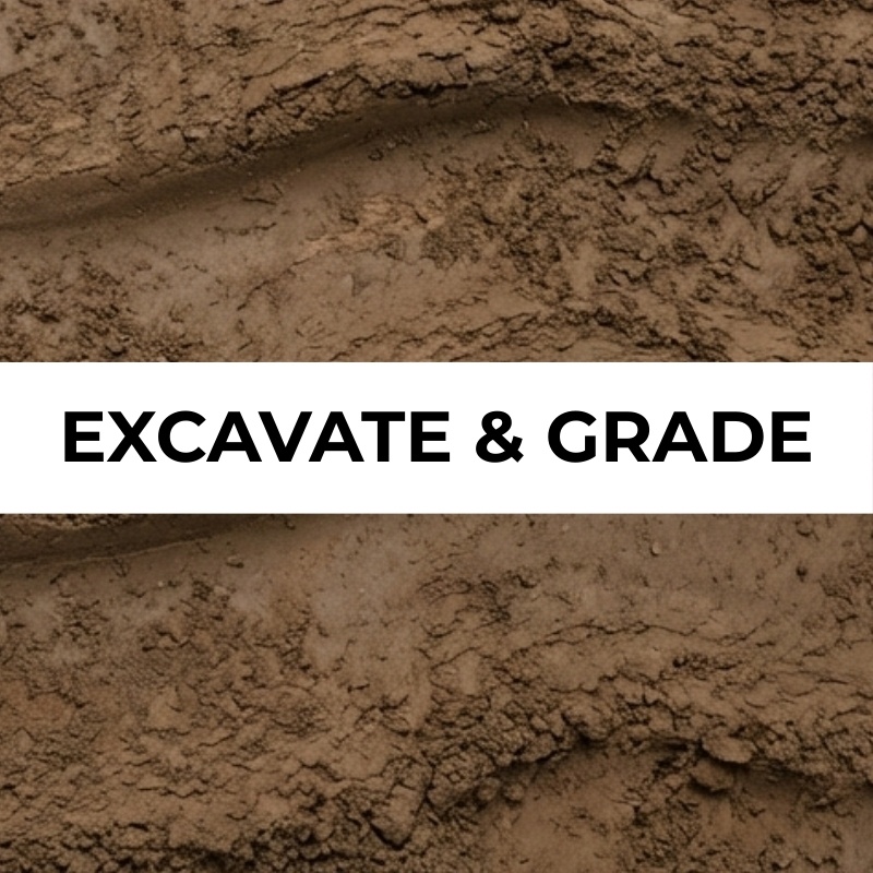 Bee Green Outdoor Living Patio Components Excavate Grade