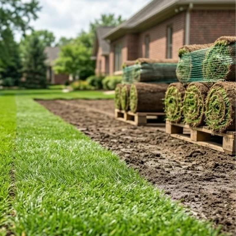 Bee Green Outdoor Living Sod Installation