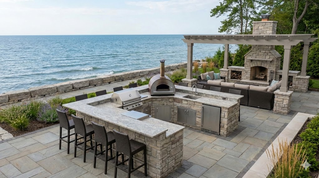 Outdoor Living Hardscape Lake Erie