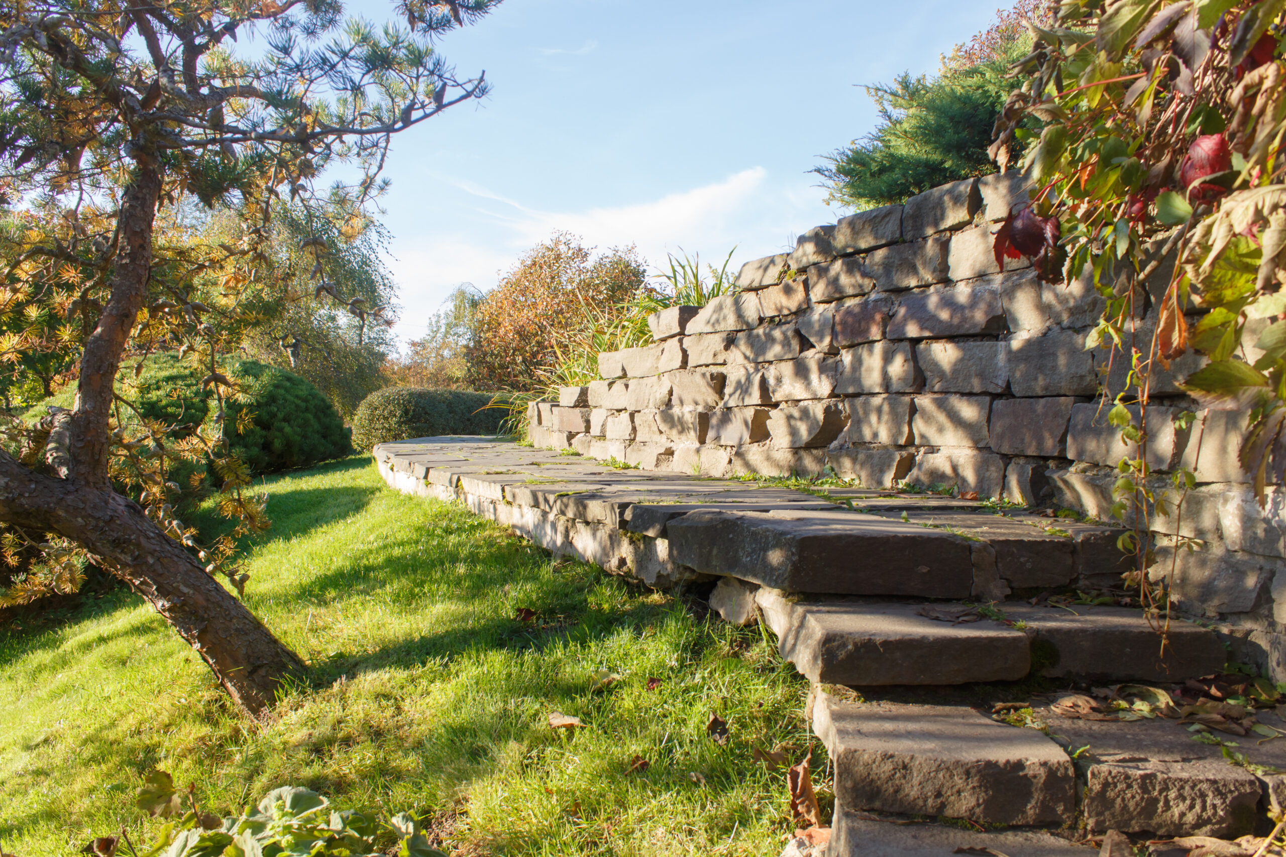 cottage garden with stone stairs and retaining wal 2026 01 08 22 44 08 utc scaled