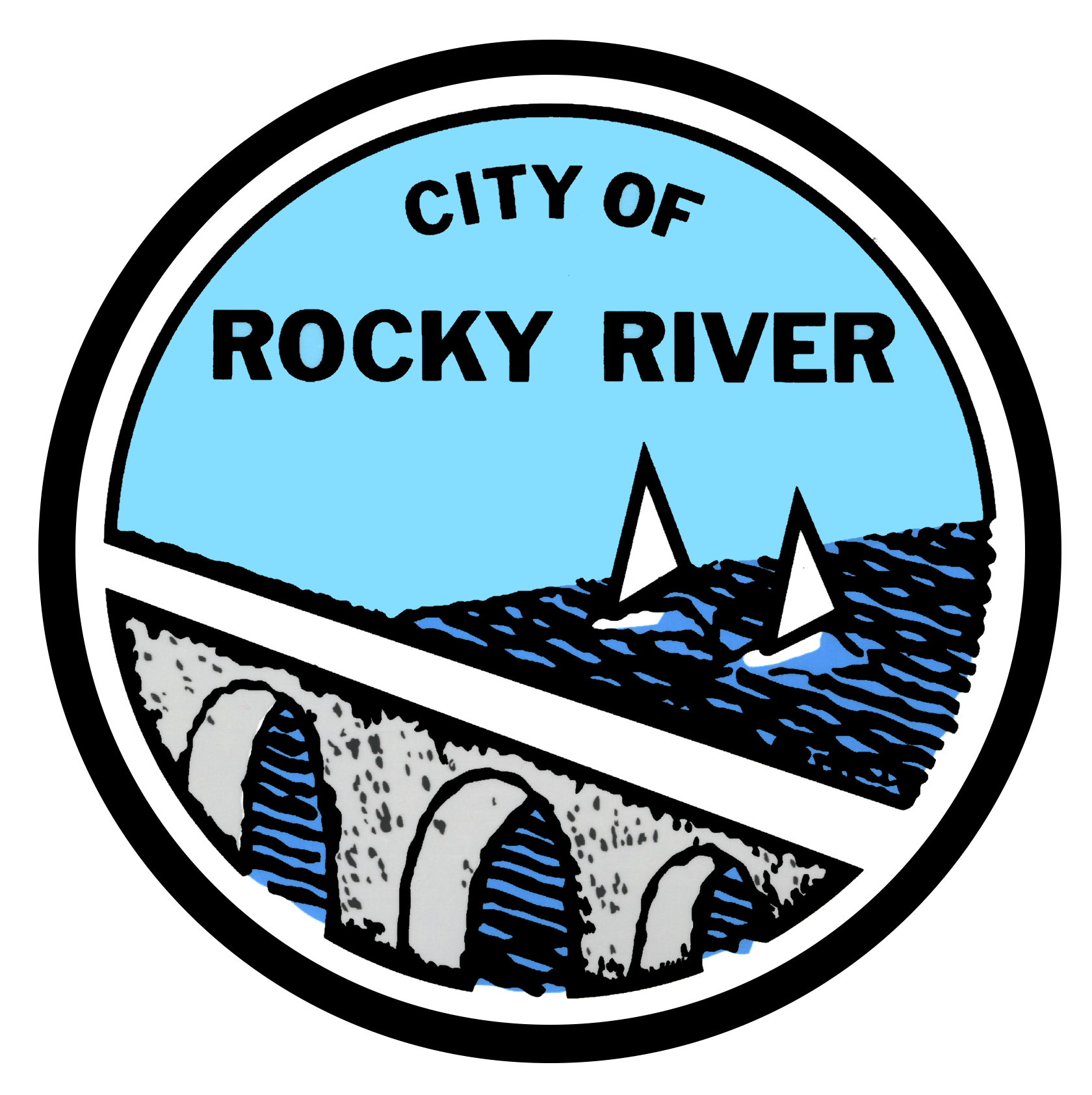 Rocky River city crest