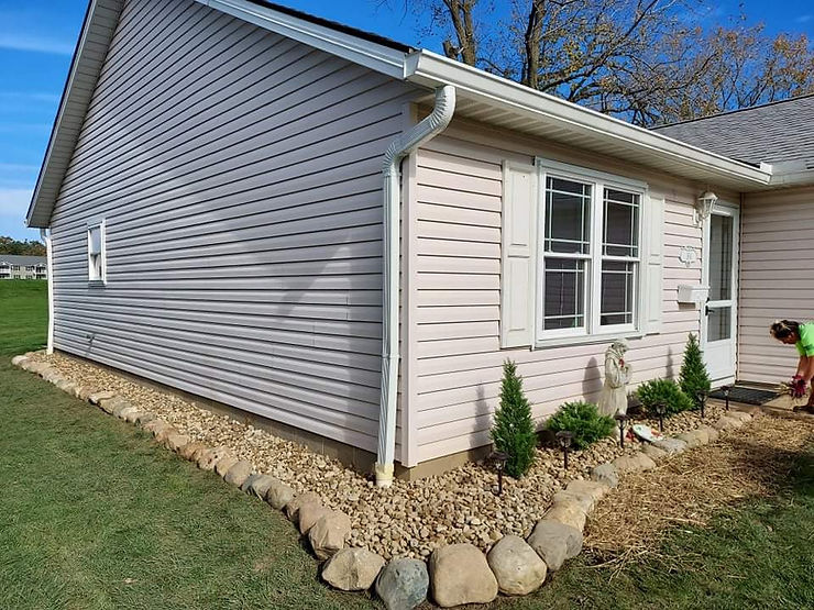 No more broken siding.