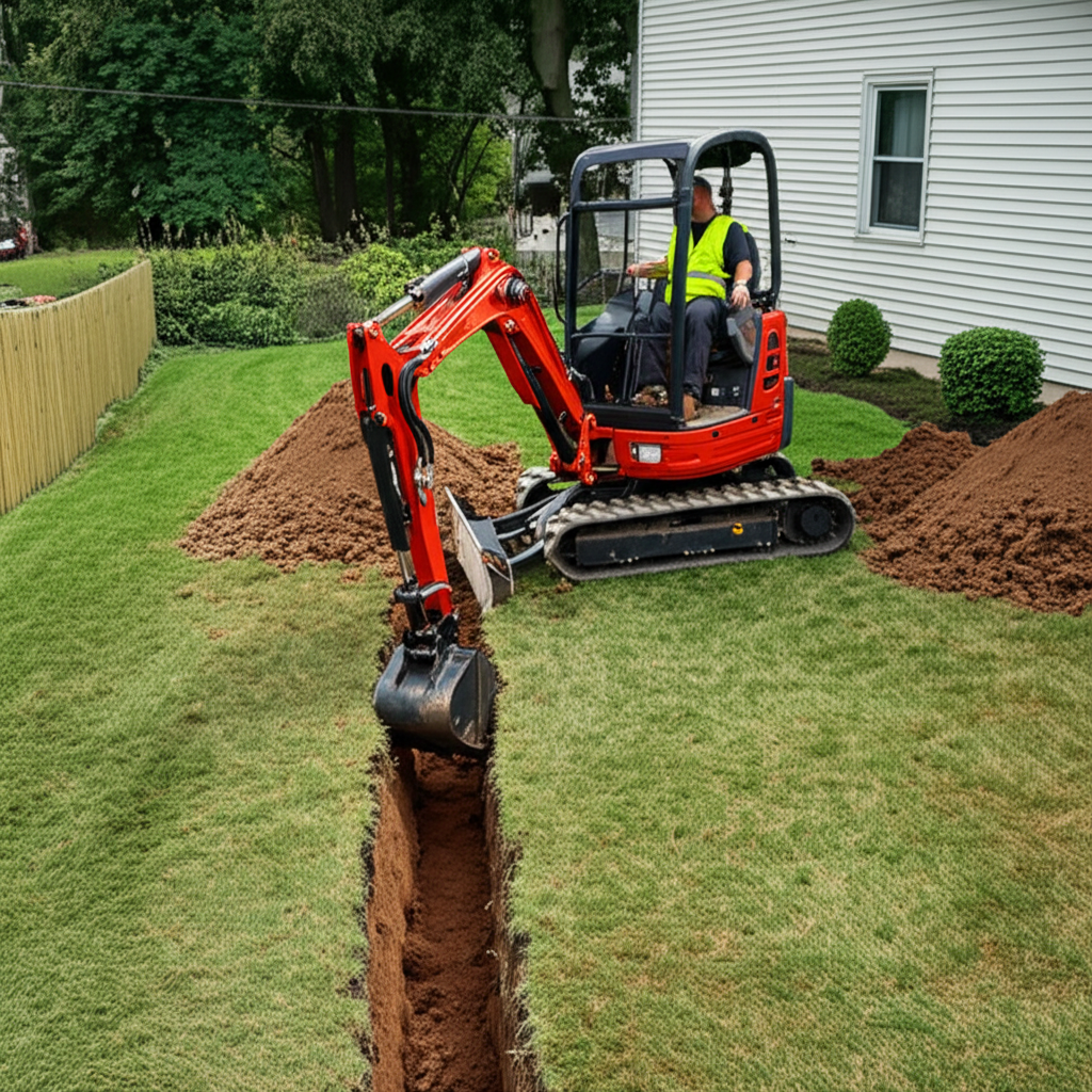 Excavation Services in Northeast Ohio 1 Professional excavation services project by Bee Green Outdoor Living