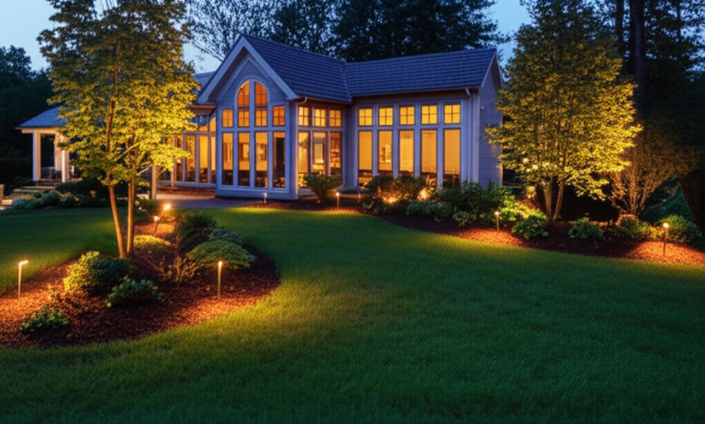 Restraint used in outdoor lighting projects by Bee Green Outdoor Living