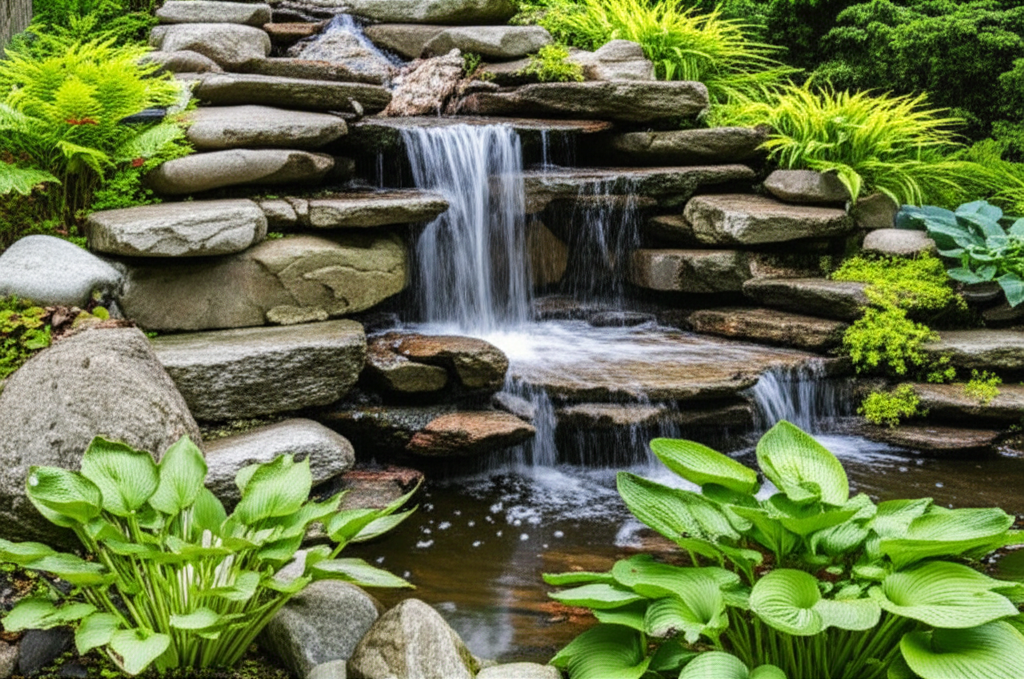 Pondless Waterfalls - water features component by Bee Green Outdoor Living, Northeast Ohio