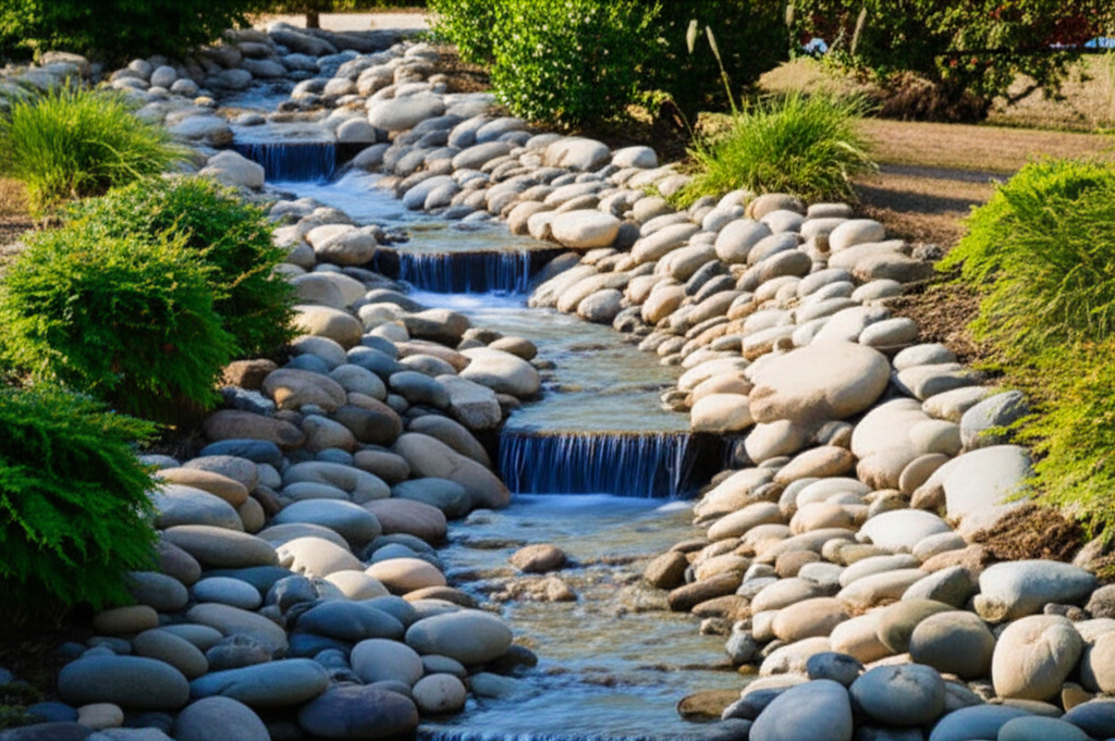 Stream Beds - water features component by Bee Green Outdoor Living, Northeast Ohio
