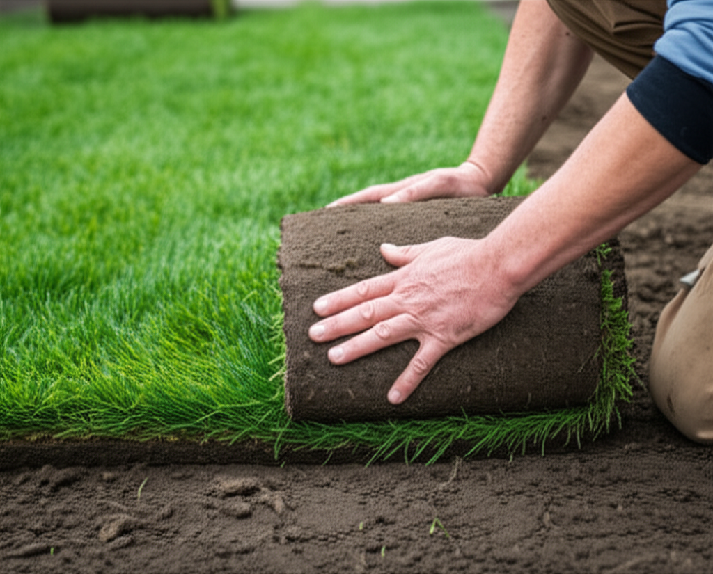 Sod Installation services by Bee Green Outdoor Living, Northeast Ohio